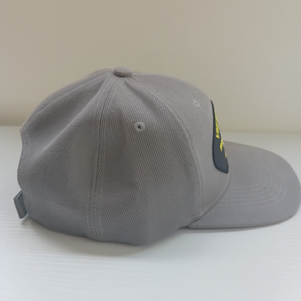 Gray Vietnam Era Veteran Patch Hat Cap Strap Back 1960 1975 - Picture 4 of 7